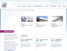 Tablet Screenshot of coastalbuildingapproval.com.au